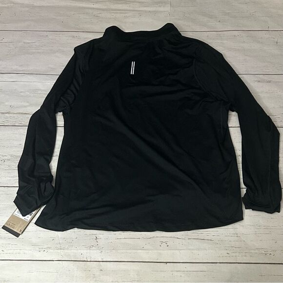 Nike Element Women's 1/2-Zip Running Top Black Plus Size 2X CZ2849-010 - Picture 2 of 8
